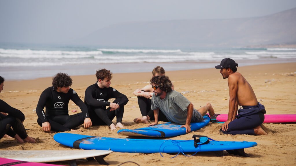 surf lessons surf guiding Surf Camp Taghazout — Surf & Stay Packages | Chiwash Surf
